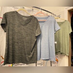 1 NWT 2 Like New Eddie Bauer Women's XL Gray FreeDry Top